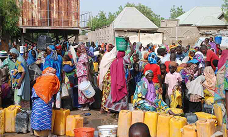 Refugiados cameruneses en Nigeria Al menos 43.000 cameruneses han huido de la región anglófona a Nigeria